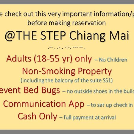 The Step Chiang Mai (Adults Only) Hotel ภายนอก รูปภาพ